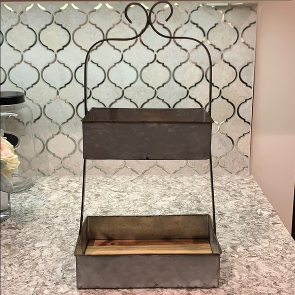 Farmhouse Double Tiered Tray - Picture 1 of 6